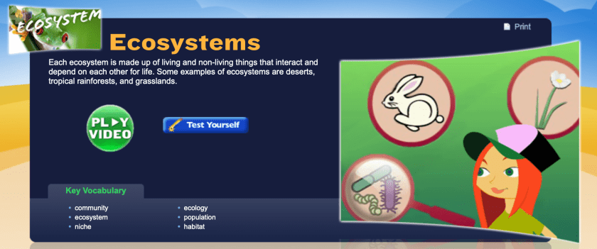 Study Jams Ecosystems