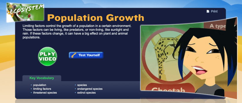 study jams population growth