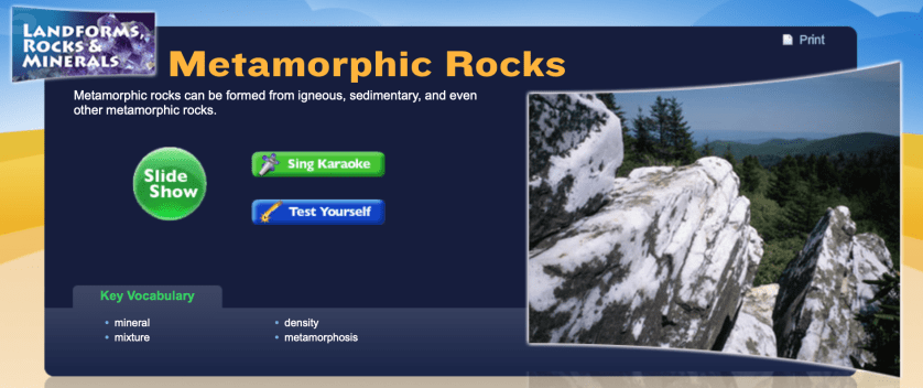 Study Jams Metamorphic rocks