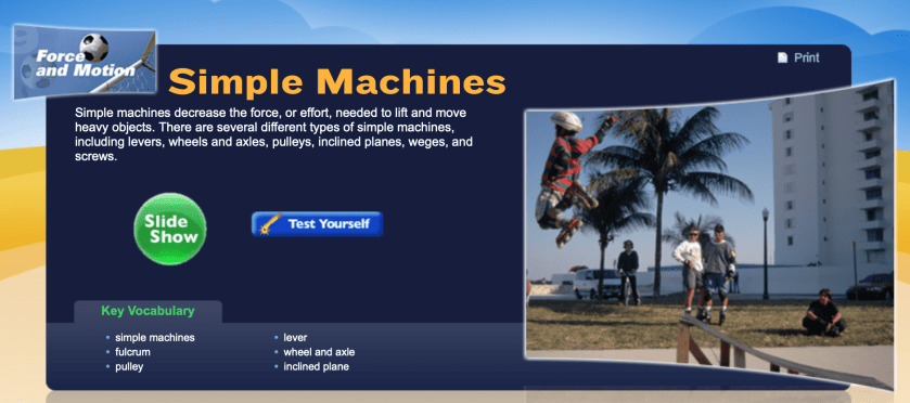 Study Jams: simple machines